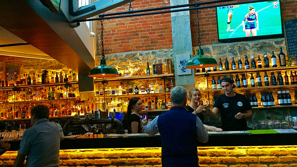 Bar at the Brick Factory Hobart