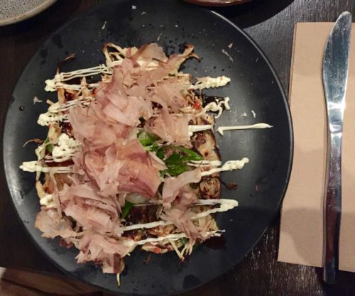 Japanese bar okonomiyaki